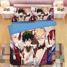 Load image into Gallery viewer, My Hero Academia Shoto Todoroki #15 Duvet Cover Quilt Cover  Pillowcase Bedding Set