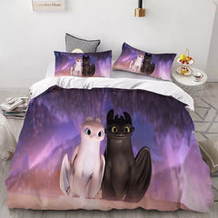 How to Train Your Dragon Hiccup #37 Duvet Cover Quilt Cover Pillowcase Bedding Set Bed Linen