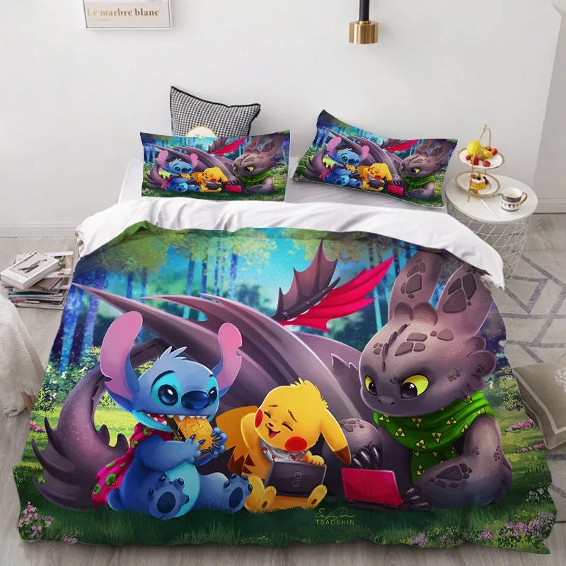 How to Train Your Dragon Hiccup #42 Duvet Cover Quilt Cover Pillowcase Bedding Set Bed Linen