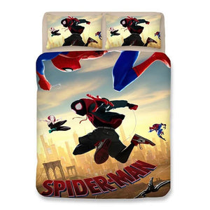 Spider-Man: Into the Spider-Verse Miles Morales #10 Duvet Cover Quilt Cover Pillowcase Bedding Set