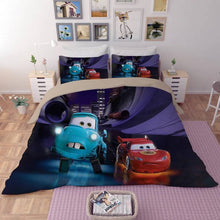 Load image into Gallery viewer, Movie Cars Lightning McQueen #9 Duvet Cover Quilt Cover Pillowcase Bedding Set Bed Line
