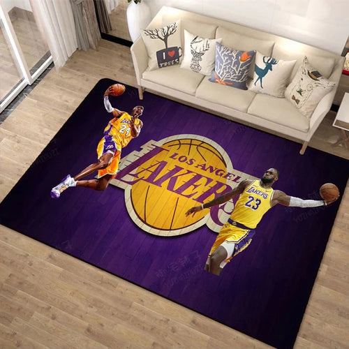 Basketball Lakers#1 Graphic Carpet Living Room Bedroom Sofa Mat Door Mat Kitchen Bathroom Mat for Home Decoration