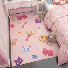 Sailor Moon Carpet Living Room Bedroom Sofa Mat Door Mat Kitchen Bathroom Rugs