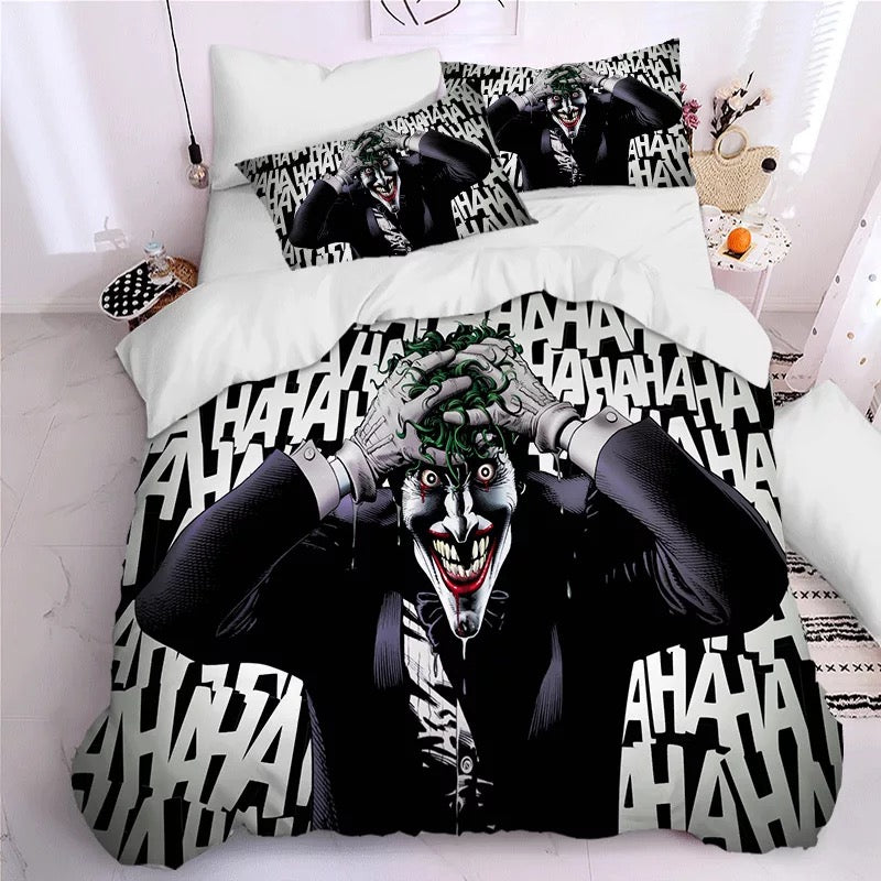 Joker Arthur Fleck Clown #6 Duvet Cover Quilt Cover Pillowcase Bedding Set Bed Linen