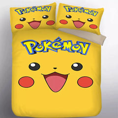 Pokemon Pikachu #1 Duvet Cover Quilt Cover Pillowcase Bedding Set
