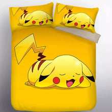 Load image into Gallery viewer, Pokemon Pikachu #2 Duvet Cover Quilt Cover Pillowcase Bedding Set