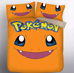 Pokemon Charmander #9 Duvet Cover Quilt Cover Pillowcase Bedding Set