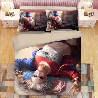 DC Harley Quinn#1 Duvet Cover Quilt Cover Pillowcase Bedding Set Bed Linen