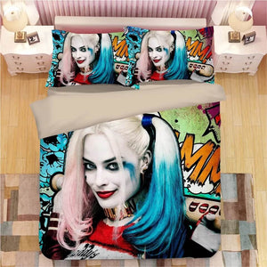 DC Harley Quinn#11 Duvet Cover Quilt Cover Pillowcase Bedding Set Bed Linen