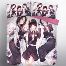 Load image into Gallery viewer, Demon Slayer Kimetsu no Yaiba Kochou Shinobu #12 Duvet Cover Quilt Cover Pillowcase Bedding Set Bed Linen