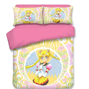 Sailor Moon #3 Duvet Cover Quilt Cover Pillowcase Bedding Set Bed Linen Home Decor