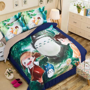 Tonari no Totoro #7 Duvet Cover Quilt Cover Pillowcase Bedding Set Bed Linen Home Decor