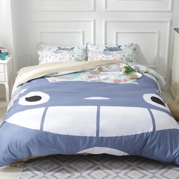 Tonari no Totoro #8 Duvet Cover Quilt Cover Pillowcase Bedding Set Bed Linen Home Decor