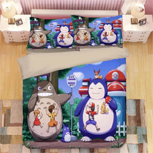 Load image into Gallery viewer, Tonari no Totoro #23 Duvet Cover Quilt Cover Pillowcase Bedding Set Bed Linen Home Decor