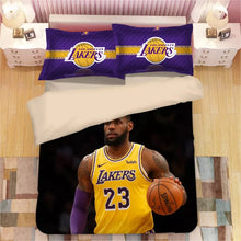 Load image into Gallery viewer, Basketball Lakers James Basketball #8 Duvet Cover Quilt Cover Pillowcase Bedding Set Bed Linen Home Decor