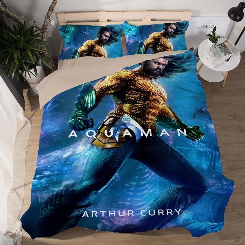 Aquaman #4 Duvet Cover Quilt Cover Pillowcase Bedding Set Bed Linen