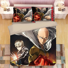 Load image into Gallery viewer, One Punch Man #3 Duvet Cover Quilt Cover Pillowcase Bedding Set Bed Linen Home Decor