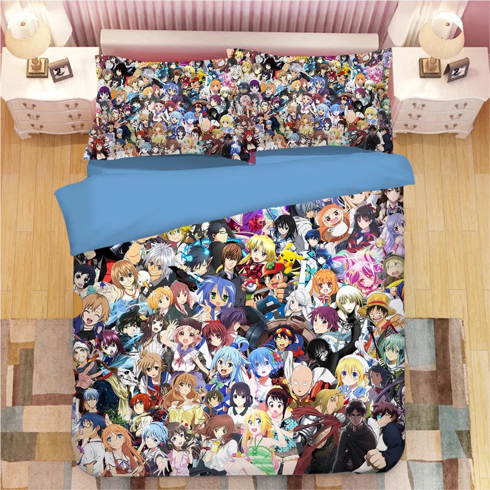 One Punch Man #15 Duvet Cover Quilt Cover Pillowcase Bedding Set Bed Linen Home Decor