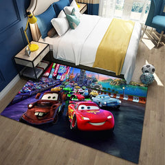 Movie Cars Lightning McQueen #3 Graphic Carpet Living Room Bedroom Sofa Mat Door Mat Kitchen Bathroom Mat for Home Decoration