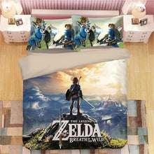 Load image into Gallery viewer, The Legend of Zelda Link #1 Duvet Cover Quilt Cover Pillowcase Bedding Set Bed Linen Home Decor