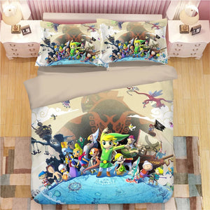 The Legend of Zelda Link #16 Duvet Cover Quilt Cover Pillowcase Bedding Set Bed Linen Home Decor