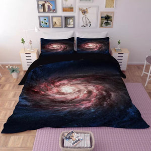Universe Outer Space Themed Galaxy #15 Duvet Cover Quilt Cover Pillowcase Bedding Set Bed Linen Home Decor