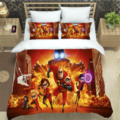 2024 NEW Incredibles Bedding Set Pattern Quilt Cover Without Filler