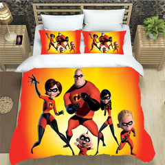 2024 NEW Incredibles Bedding Set Pattern Quilt Cover Without Filler