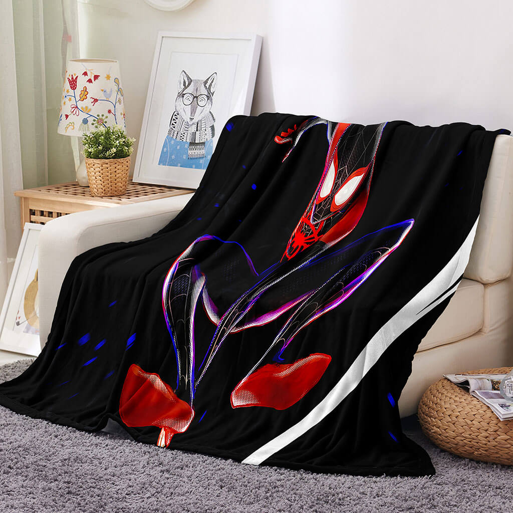 2024 NEW Into the Spider-Verse Gwen Blanket Flannel Throw Room Decoration