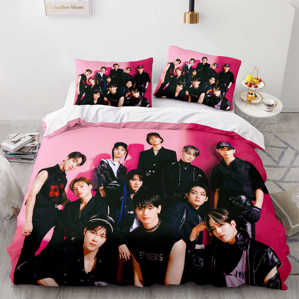 2026 NEW JYP Stray Kids Cosplay Soft Bedding Sets Quilt Covers Without Filler