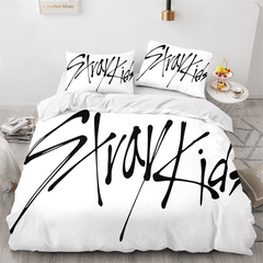 2024 NEW JYP Stray Kids Cosplay Soft Bedding Sets Quilt Covers Without Filler