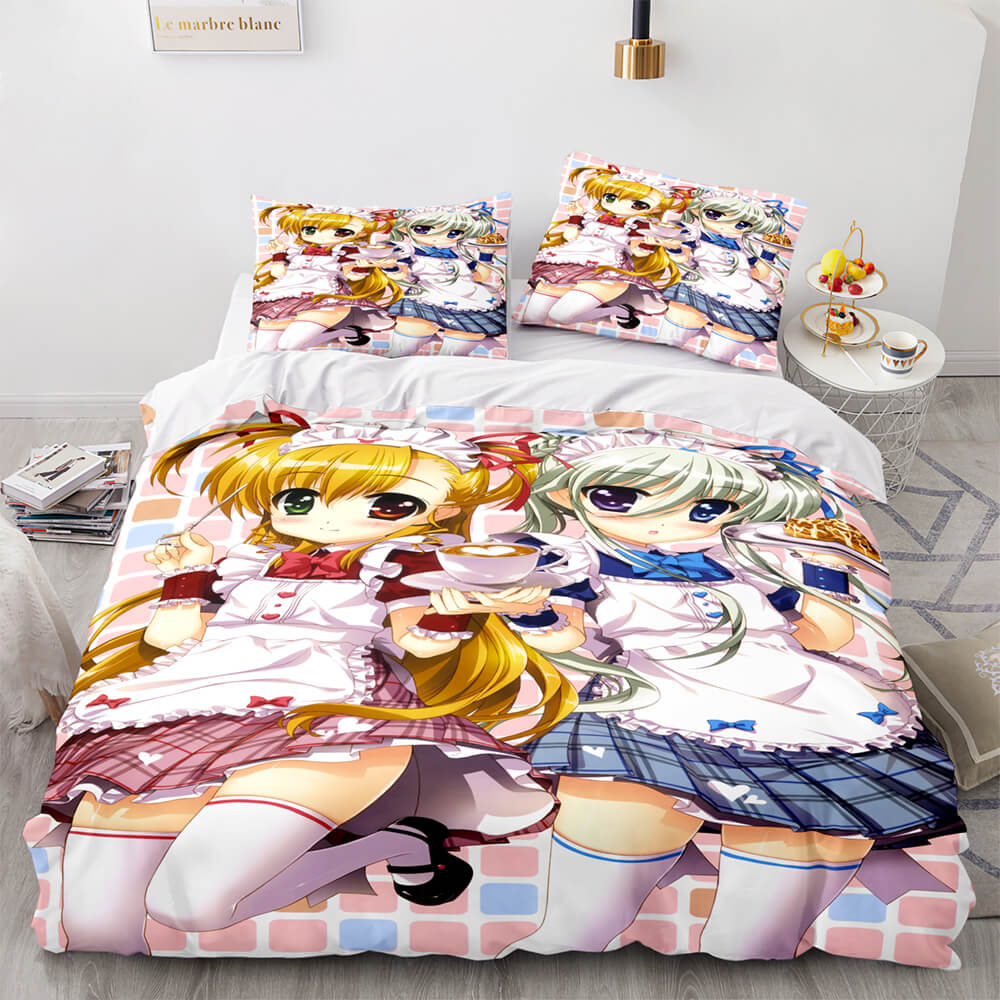 2024 NEW Japan Maid Bedding Set Cosplay Quilt Covers Room Decoration