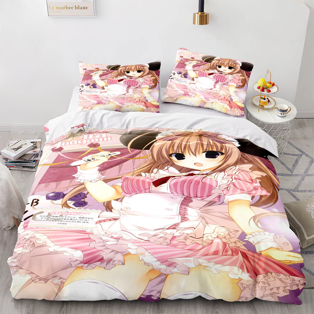 2024 NEW Japan Maid Bedding Set Cosplay Quilt Covers Room Decoration