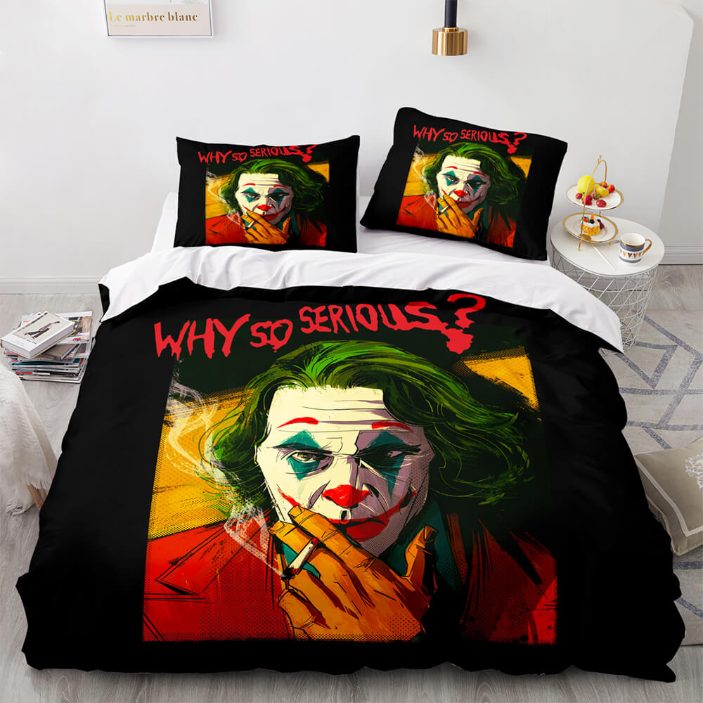 2024 NEW Joker Why So Serious Bedding Set Quilt Covers Without Filler