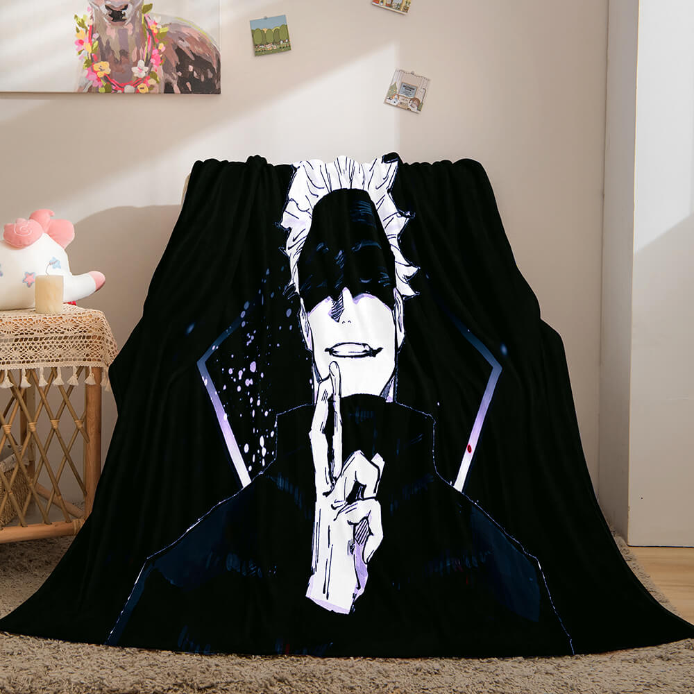 2024 NEW Jujutsu Kaisen Flannel Caroset Throw Cosplay Blanket