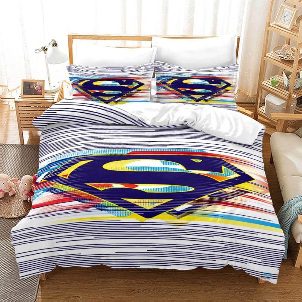 2024 NEW Justice League Batman Superman Bedding Set Quilt Cover Without Filler