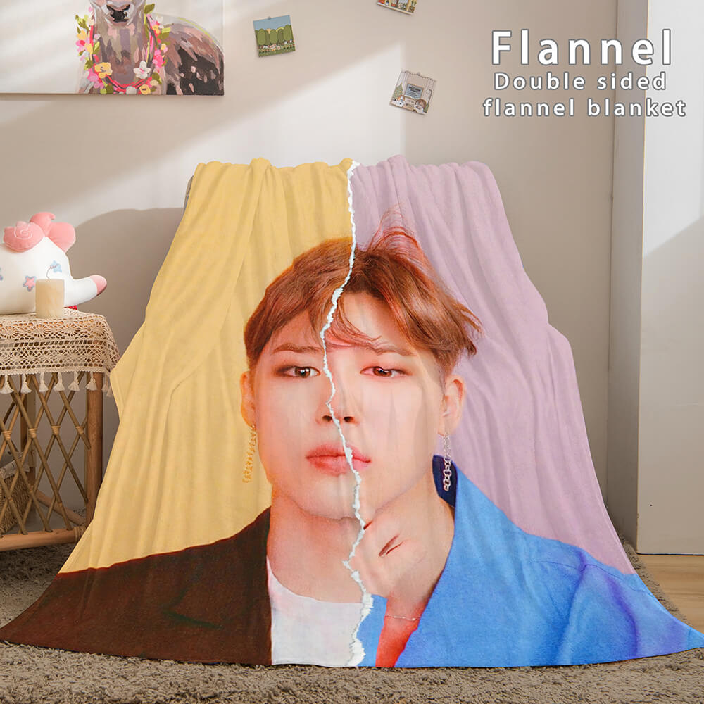 2024 NEW Kpop BTS Butter Bangtan Boys Cosplay Flannel Blanket Bedding Sets