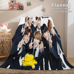 2025 NEW Kpop BTS Butter Bangtan Boys Cosplay Flannel Blanket