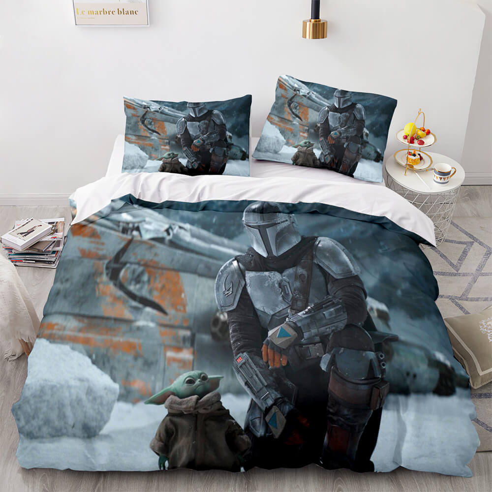 2024 NEW Krrsantan Boba Fett Fennec Shand Trailer Stills Bedding Set Duvet Cover