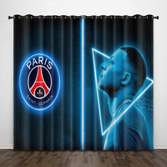 2024 NEW Kylian Mbappé Curtains Pattern Blackout Window Drapes