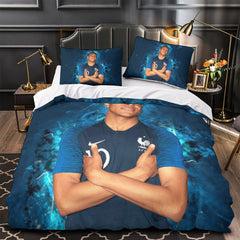 2026 NEW Kylian Mbappé Pattern Bedding Set Quilt Cover Without Filler