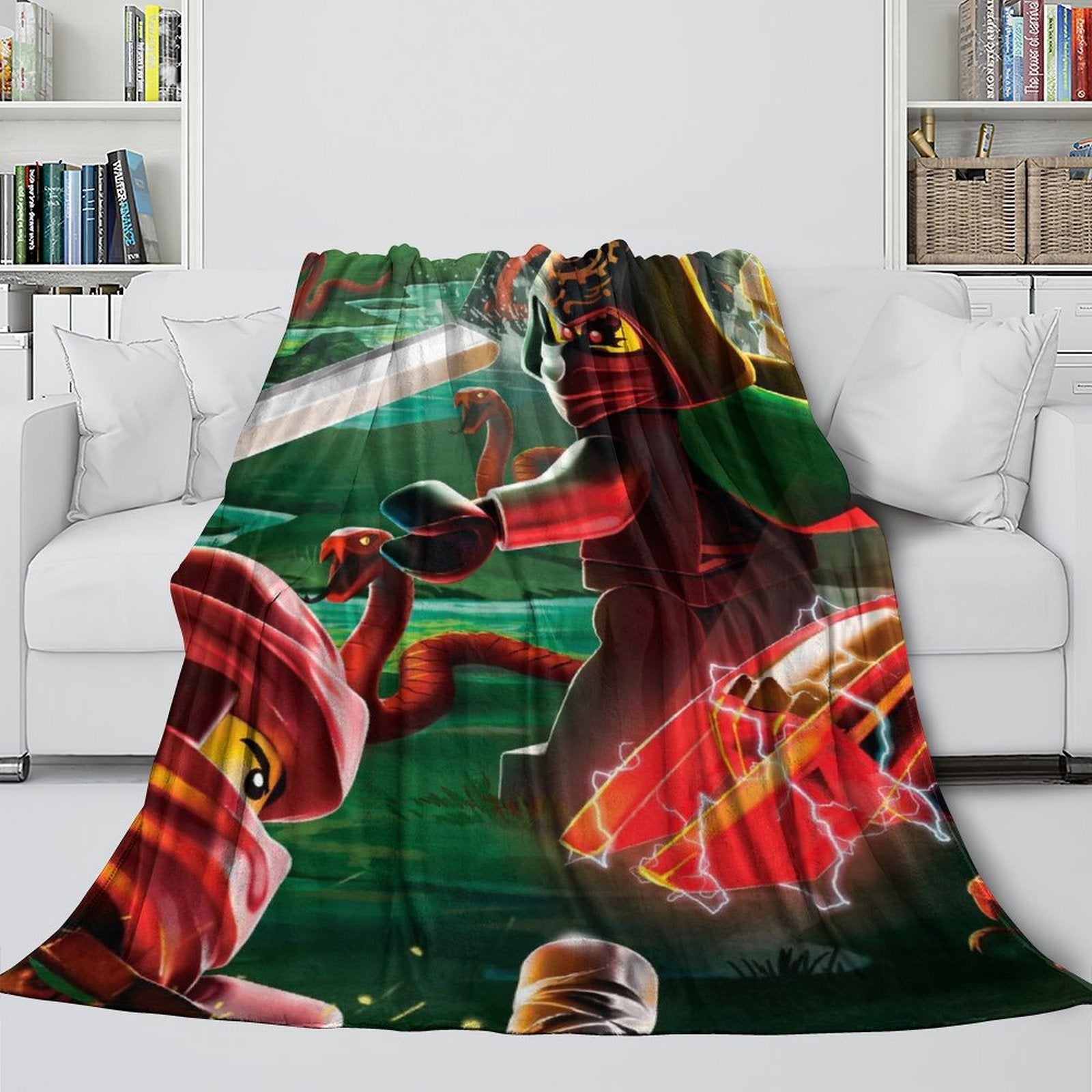 2026 NEW LEGO Ninjago Blanket Flannel Throw Room Decoration – BEDDING PICKY