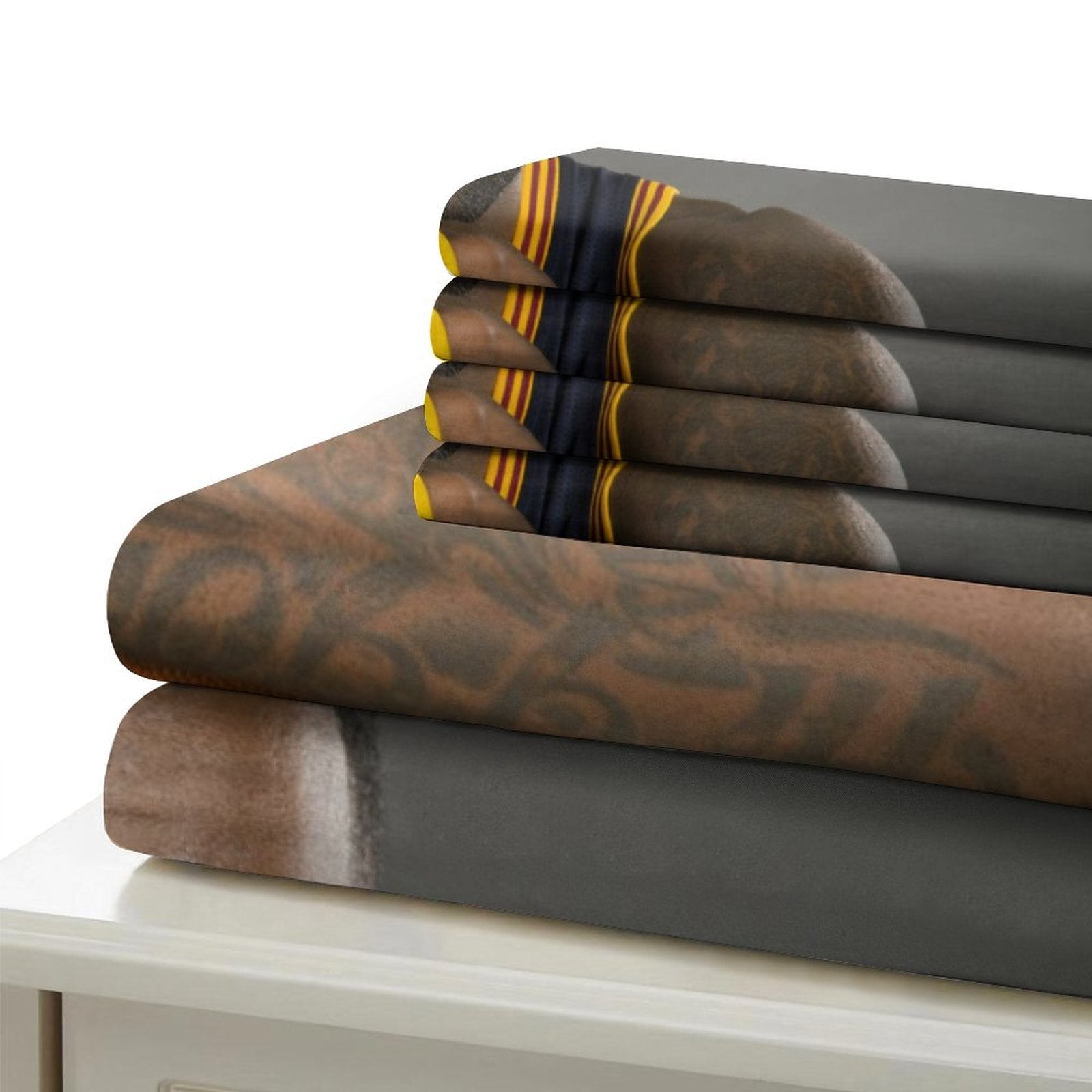 2025 NEW Lakers LeBron Raymone James Bedding Set Pattern Quilt Duvet Cover