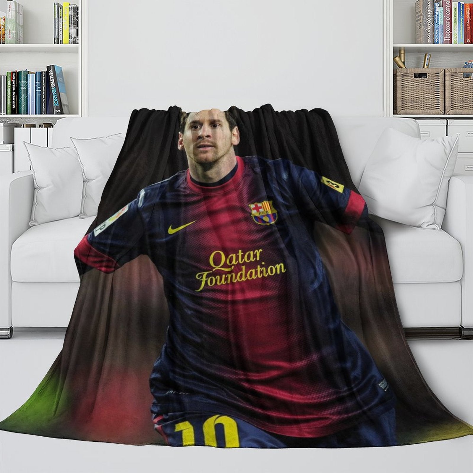 2024 NEW Lionel Blanket Flannel Throw Room Decoration