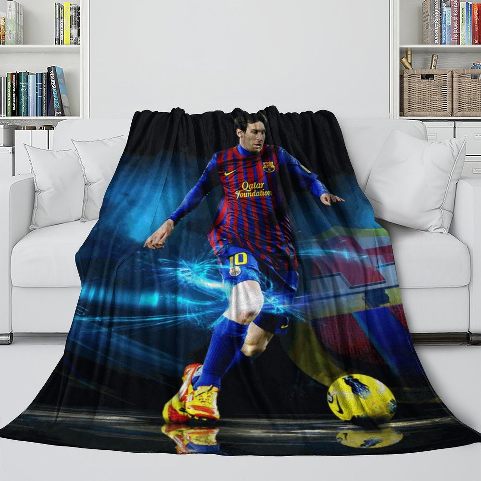 2024 NEW Lionel Blanket Flannel Throw Room Decoration