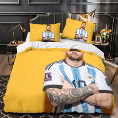 2025 NEW Messi Bedding Set Pattern Quilt Cover Without Filler