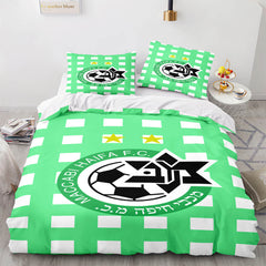 2024 NEW Maccabi Haifa F.C. Bedding Set Quilt Duvet Cover Throw Bedding Sets