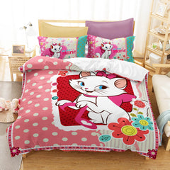 2024 NEW Marie Cat Bedding Sets Pattern Quilt Cover Without Filler