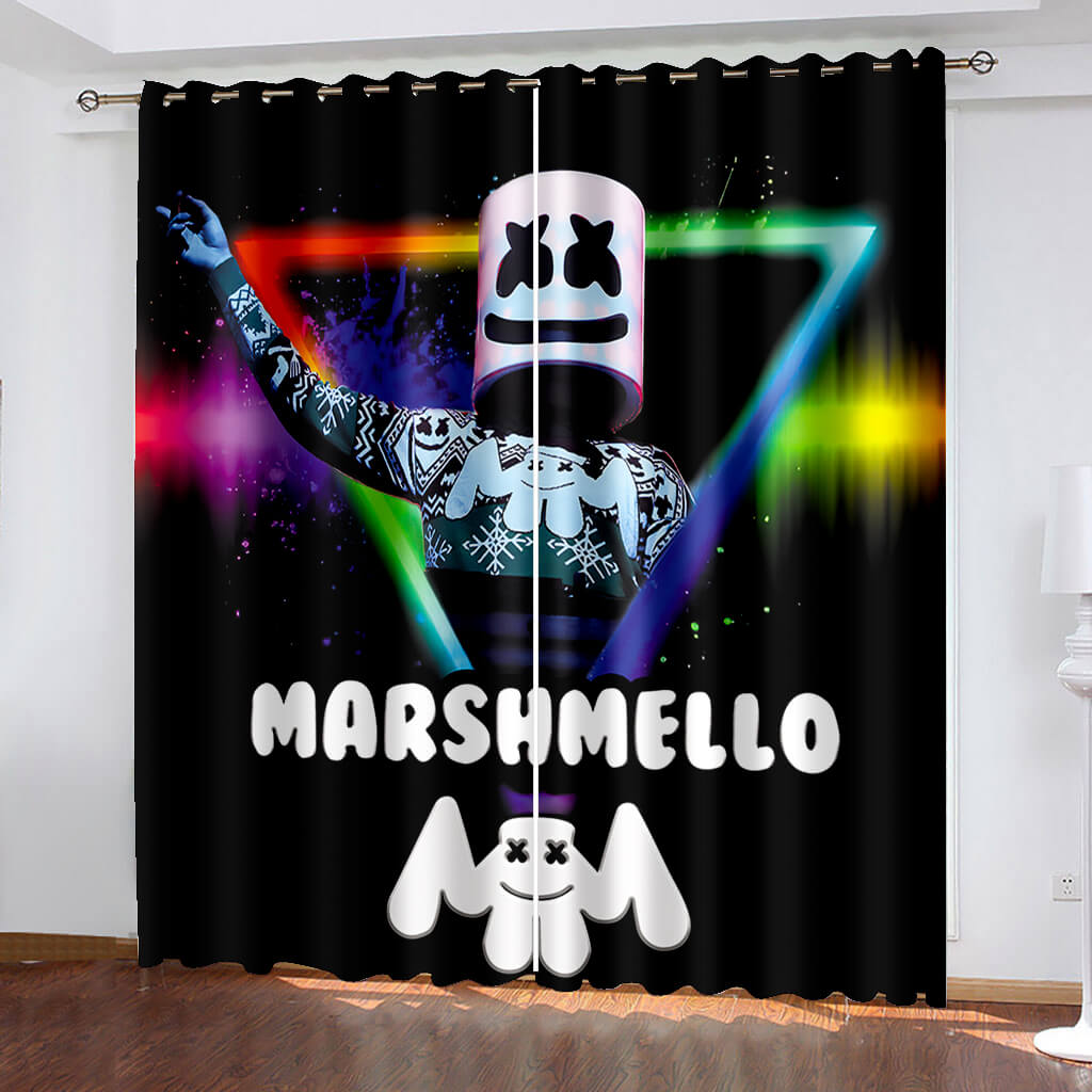 2024 NEW Marshmello Curtains Blackout Window Drapes