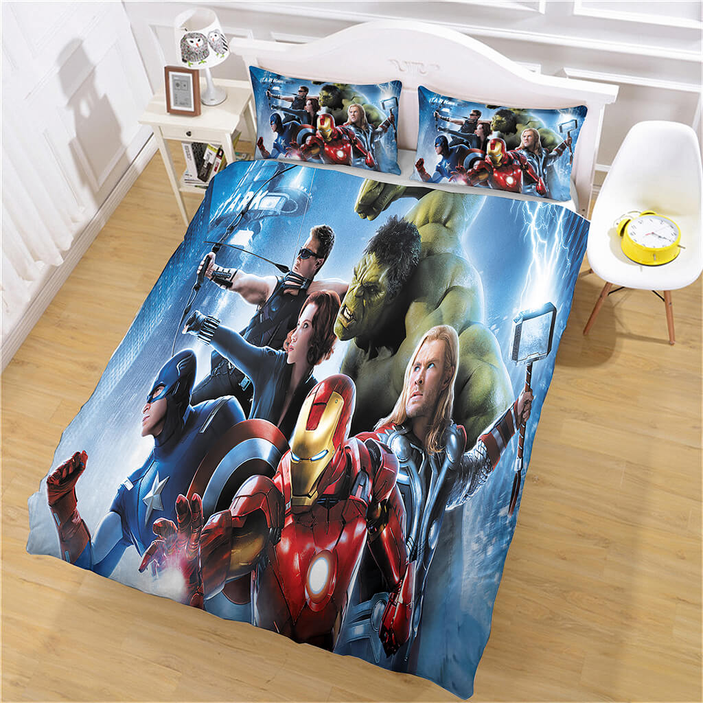 2024 NEW Marvel Avengers Bedding Set Quilt Cosplay Quilt Cover Without Filler